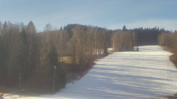 Dojezd hlavní sjezdovky