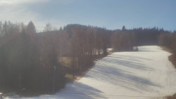 Dojezd hlavní sjezdovky