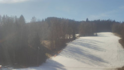 Dojezd hlavní sjezdovky