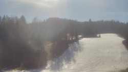 Dojezd hlavní sjezdovky