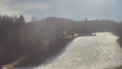 Dojezd hlavní sjezdovky