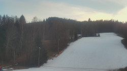 Dojezd hlavní sjezdovky