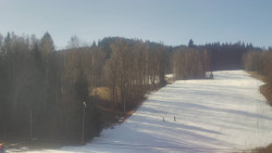 Dojezd hlavní sjezdovky