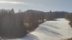 Dojezd hlavní sjezdovky