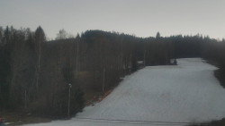 Dojezd hlavní sjezdovky