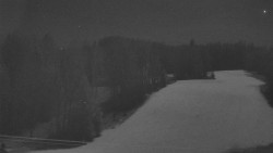 Dojezd hlavní sjezdovky