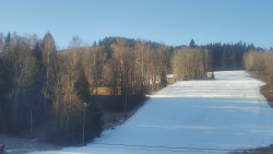 Dojezd hlavní sjezdovky