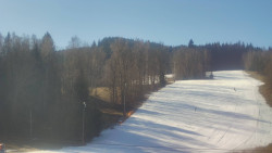 Dojezd hlavní sjezdovky