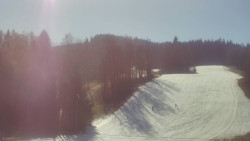 Dojezd hlavní sjezdovky