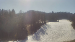 Dojezd hlavní sjezdovky