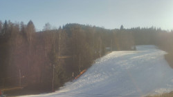 Dojezd hlavní sjezdovky