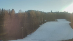 Dojezd hlavní sjezdovky