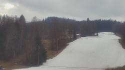 Dojezd hlavní sjezdovky