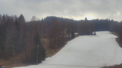 Dojezd hlavní sjezdovky