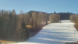 Dojezd hlavní sjezdovky