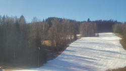 Dojezd hlavní sjezdovky