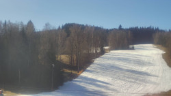 Dojezd hlavní sjezdovky