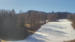 Dojezd hlavní sjezdovky