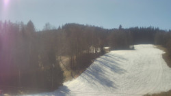 Dojezd hlavní sjezdovky