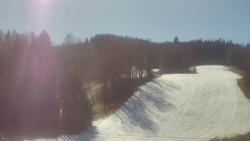 Dojezd hlavní sjezdovky