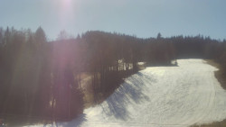 Dojezd hlavní sjezdovky