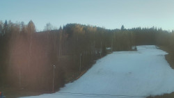 Dojezd hlavní sjezdovky