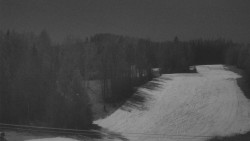 Dojezd hlavní sjezdovky