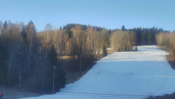 Dojezd hlavní sjezdovky