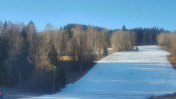 Dojezd hlavní sjezdovky