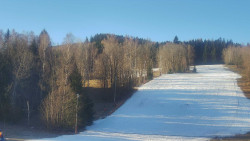 Dojezd hlavní sjezdovky