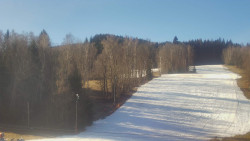 Dojezd hlavní sjezdovky