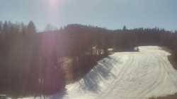 Dojezd hlavní sjezdovky