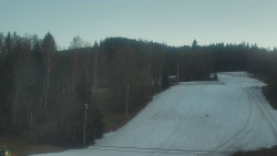 Dojezd hlavní sjezdovky