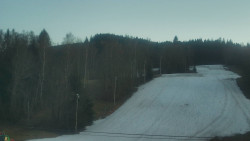 Dojezd hlavní sjezdovky