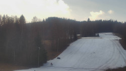 Dojezd hlavní sjezdovky