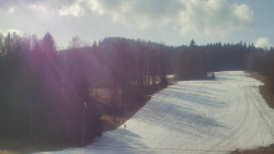 Dojezd hlavní sjezdovky