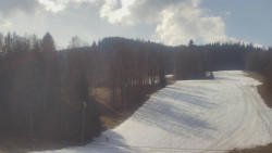 Dojezd hlavní sjezdovky