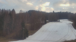 Dojezd hlavní sjezdovky