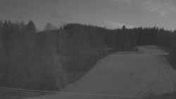 Dojezd hlavní sjezdovky