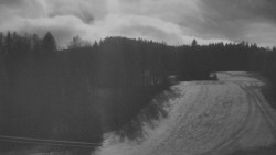 Dojezd hlavní sjezdovky