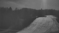 Dojezd hlavní sjezdovky