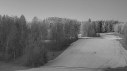 Dojezd hlavní sjezdovky