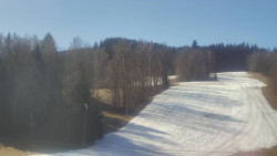 Dojezd hlavní sjezdovky