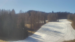 Dojezd hlavní sjezdovky