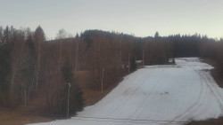 Dojezd hlavní sjezdovky