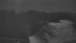 Dojezd hlavní sjezdovky