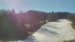 Dojezd hlavní sjezdovky