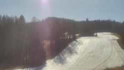 Dojezd hlavní sjezdovky