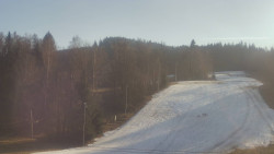 Dojezd hlavní sjezdovky