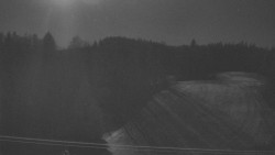 Dojezd hlavní sjezdovky